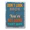 Designart - Don't Look Back You're Not Going That Way - Traditional Canvas Wall Art Print